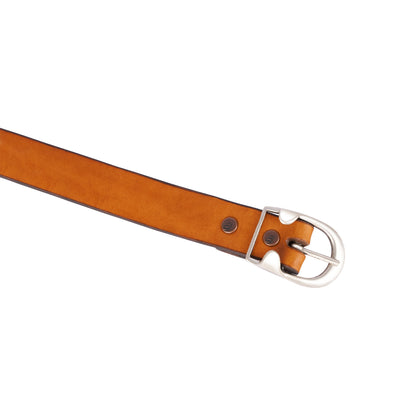 Ceinture fine cuir mixte
