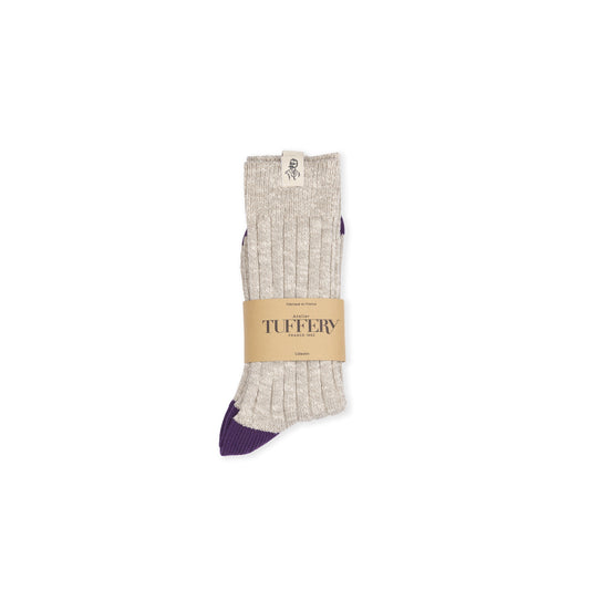 Chaussettes épaisses unisexes grises