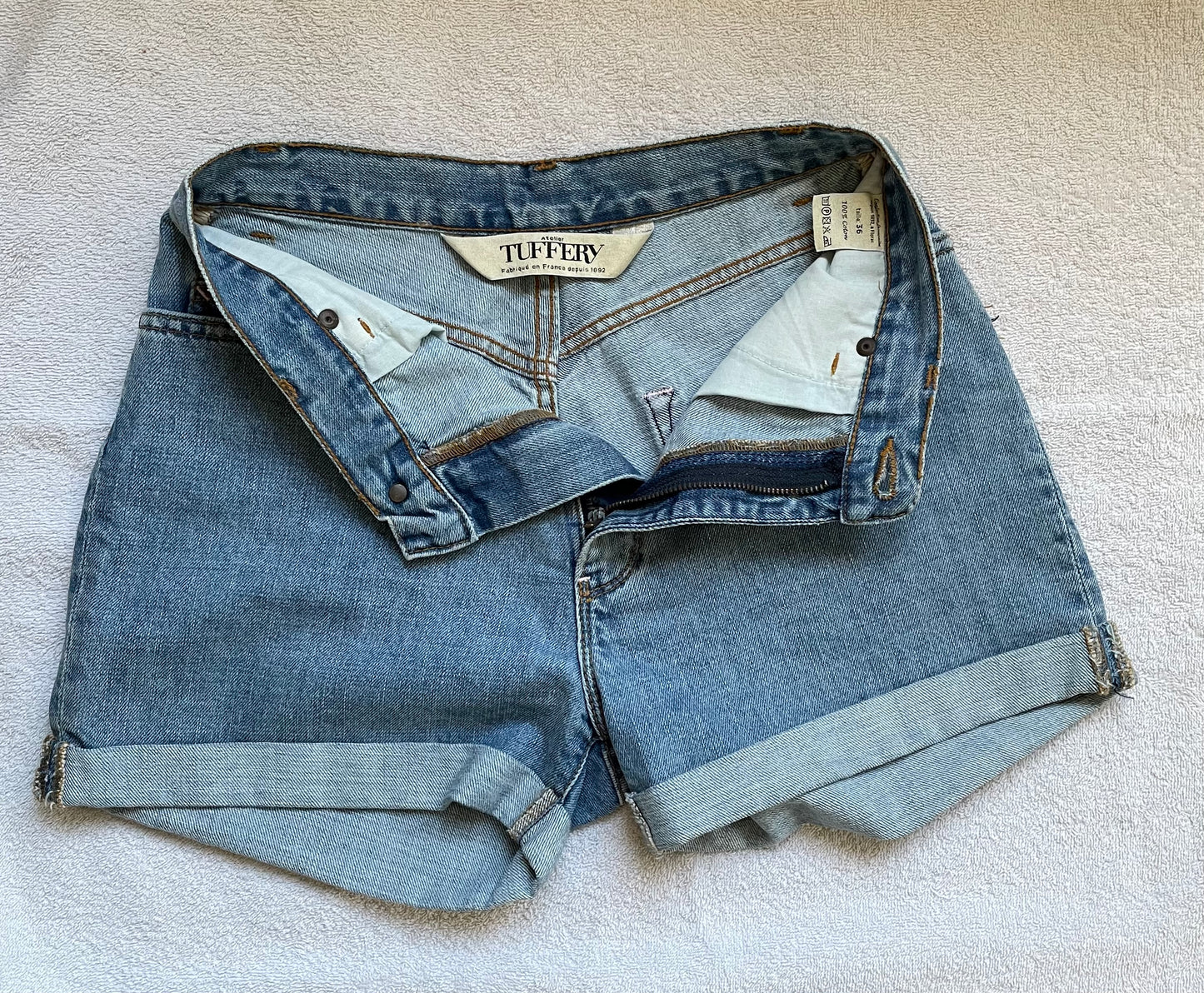 Short en jean taille haute - Aimé