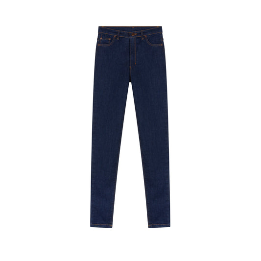 Jean slim taille haute Coton Bio - Marianne
