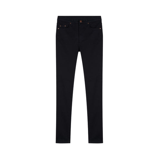 Jean slim Taille Haute Noir – Marianne