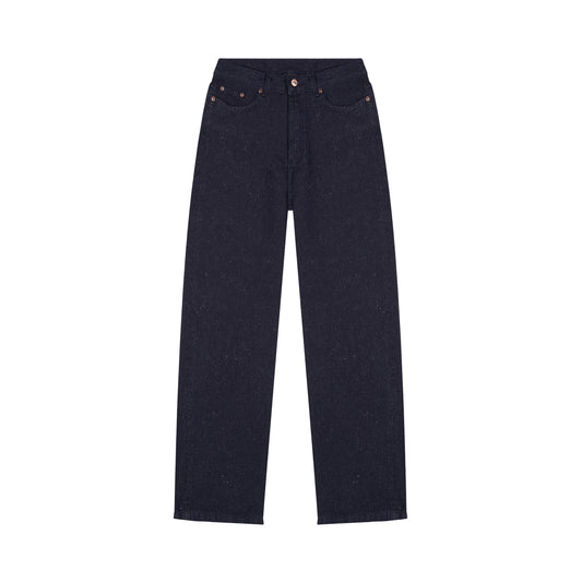Jean unisexe large taille haute chanvre – Désiré