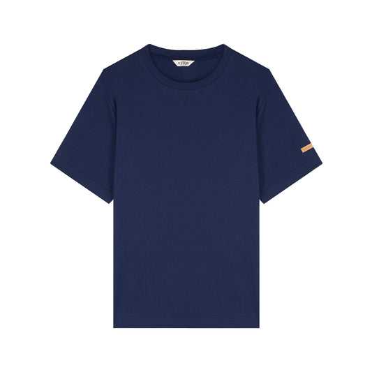T-shirt homme 100% coton bio bleu marine