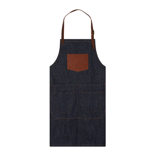 Tablier en jean Brut - Long