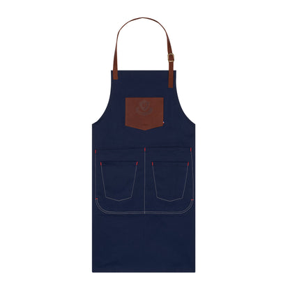 Tablier en jean brut bio France Rugby – Long