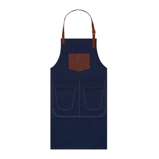 Tablier en jean brut bio France Rugby – Long
